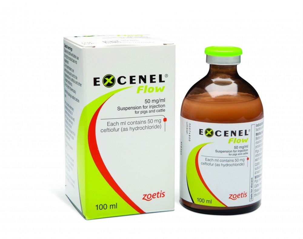 Zoetis Excenel Flow 50mg Ml Injection 100ml Farmacy